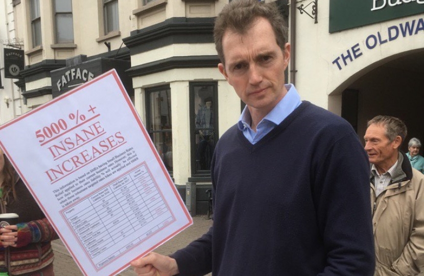 Business rates protest