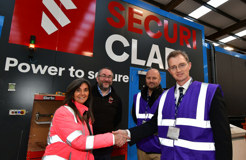 Visiting Securiclad in Monmouth