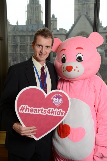 David is supporting the Children's Heart Federation's #Hearts4Kids campaign